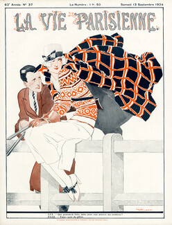 René Vincent 1924 Huntress, La Vie Parisienne Cover
