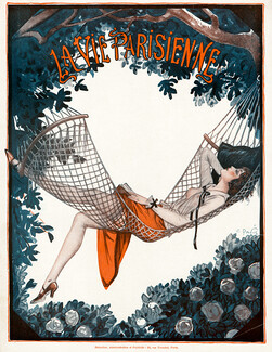 Georges Pavis 1924 Hammock, La Vie Parisienne Cover