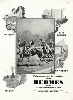 Hermès (Sports Equipment) 1927 Polo, Maurice Taquoy