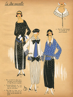1922 Les Idées Nouvelles de la Mode - Très Parisien, Summer Dress