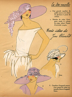 1922 Les Idées Nouvelles de la Mode - Très Parisien, Jane Blanchot, J. Dory
