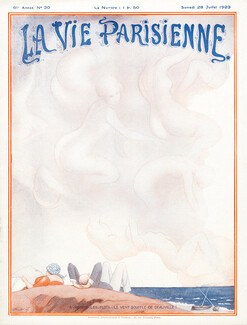Vald'Es 1923 Le Vent Souffle de Deauville, Erotic Dream, La Vie Parisienne Cover