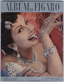 Album du Figaro 1950 N°27, Cartier, Zizi Jeanmaire, Photo Henry Clarke, 172 pages