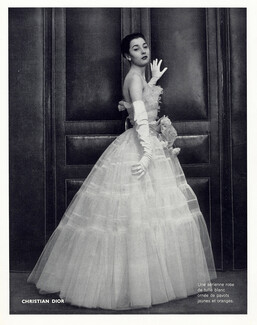 Christian Dior 1953 Evening Gown