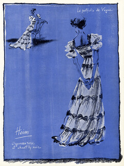 Jacques Heim 1937 Karsavina, Evening Gown