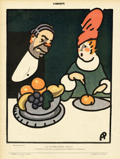 Paul Ancrenaz 1916 Gourmandise Gluttony
