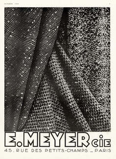 E. Meyer & Cie 1929 Lainages