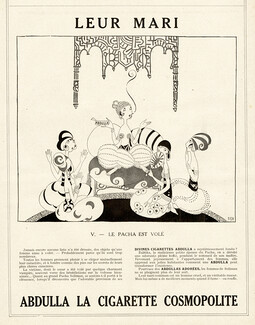 Abdulla 1924 Leur Mari n°5, Le Pacha est Volé