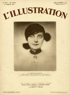 Comtesse de Noailles 1931 Portrait, Photo D'Ora
