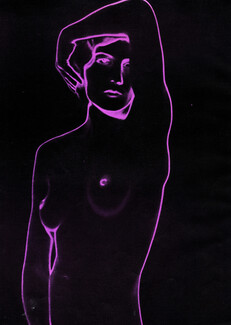 Photo Man Ray 1940 " Beauty in ultra violet"