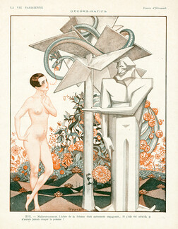 Hérouard 1925 Cubism, Adam And Eve