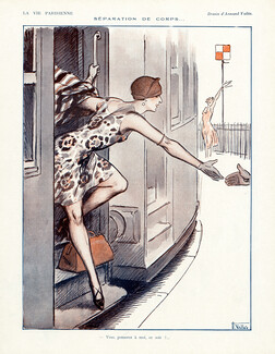 Armand Vallée 1925 Séparation de Corps, Goodbye At The Train Station