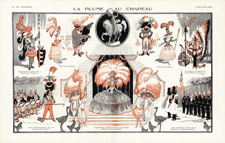 Henri Avelot 1925 La Plume Au Chapeau, Feathered Hats, Music-hall