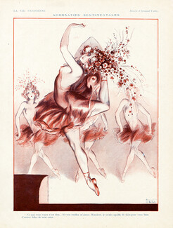 Armand Vallée 1926 Acrobaties Sentimentales, Dancer, Chorus Girl