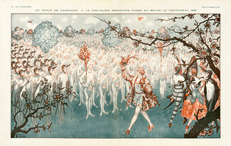 Armand Vallée 1926 Le Chevalier Printemps, Bird Women