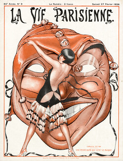 Vald'Es 1926 Carnival Mask