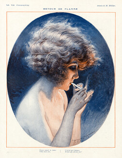 Maurice Millière 1926 Smoker, Portrait