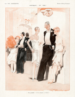 Henry Fournier 1928 Diner Party
