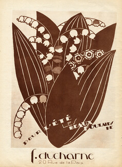 Ducharne 1927 Scarf, Lily Of The Valley