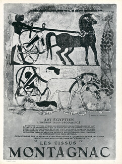 Montagnac 1937 "Art Egyptien" Photo Mansell, Attelages, Horse