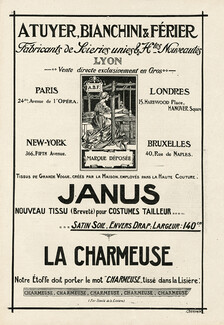 Atuyer Bianchini Férier 1910 "Janus" & "La Charmeuse"