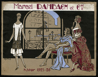Marcel Rambach & Cie (Couture) 1925 André Galland, Catalogue, 8 pages
