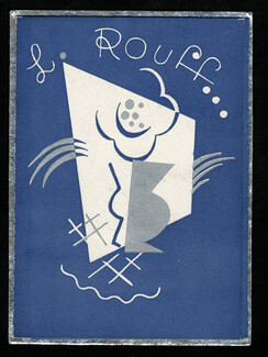 L. Rouff (Lingerie) 1929 Carte de Voeux, Greeting Card, Leaflet