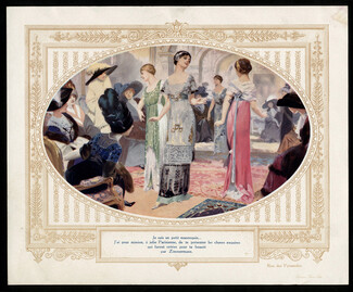 Zimmermann 1912 Invitation Card, Défilé de Mode