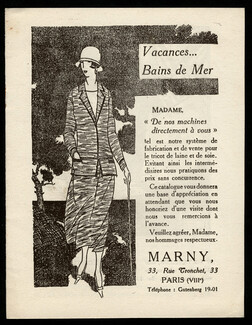 Marny (Catalog Sportswear) 1924, Maurice Leroy, Fashion Illustration, 8 pages