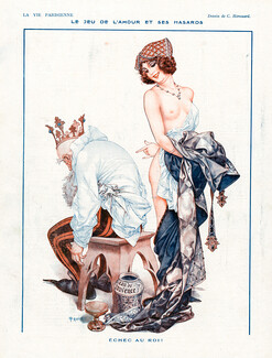 Hérouard 1920 ''Echec au roi'' topless