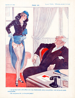 Georges Pavis 1932 Franc Jeu, Stockings, Garter Belts