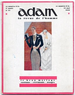 Adam La Revue de l'Homme 1928 N°25 The beautiful wedding, 80 pages