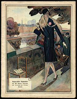 Nouvelles Galeries (Catalog Fashion) 1928 Fashion Goods, Les quais de Seine, Paris, 24 pages