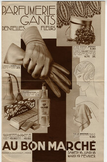 Au Bon Marché (Catalog Fashion) 1930s, 8 pages