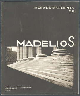 Madelios 1928 A Brodovitch, Ferro, Catalogue, Place de La Madeleine, 14 pages