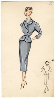 Robert Piguet 1943 Suit