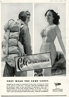 Cole of California (Swimwear) 1943 Label
