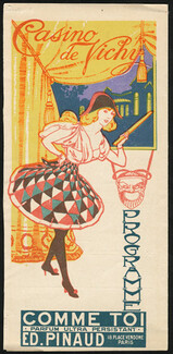 Casino de Vichy "Le Secret" 1913 Leaflet, Pinaud
