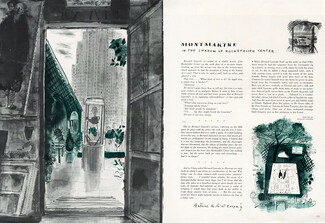 Montmartre "In the Shadow of Rockeffeller Center" 1941 Antoine de Saint Exupéry, Bernard Lamotte