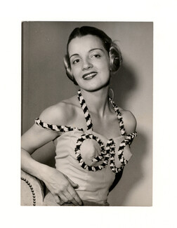 Marie-Rose Lebigot 1950 Original Photo Press Agip, Robert Cohen