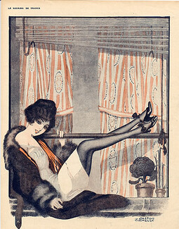 Gaston Cirmeuse 1918 In her Window