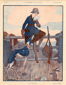 Donilo 1917 Huntress, Sighthound, Dog