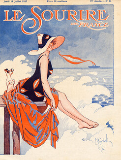 Henry Gerbault 1917 Bathing Beauty, Swimwear