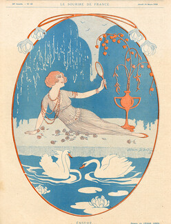 César Giris 1918 Elegant, Swan