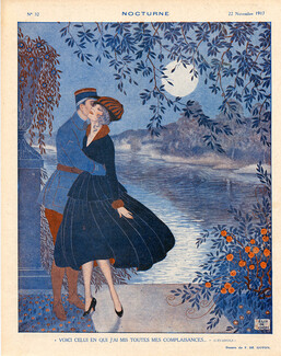 Félix de Goyon 1917 "Nocturne", Lovers