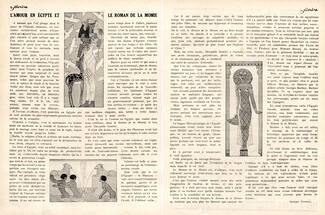 L'Amour en Egypte et le Roman de la Momie, 1931 - George Barbier Théophile Gautier, Texte par Georges Damian