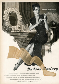 Hudson Nylons (Stockings) 1945