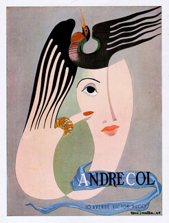 André Col 1945 Ring, Surrealism, Toni J. Mella
