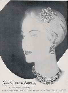 Van Cleef & Arpels 1950 Necklace, Earrings, Clip