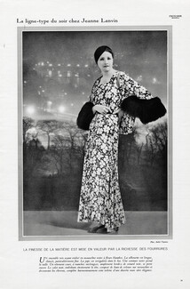 Jeanne Lanvin 1932 Ensemble, photo André Vigneau